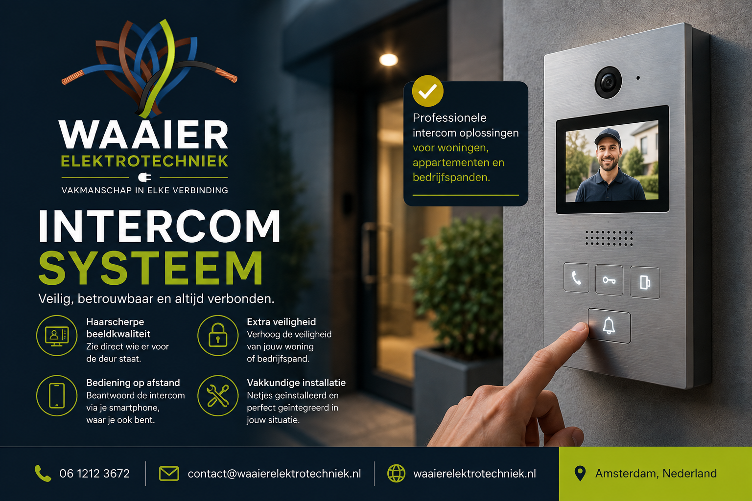 Intercom installeren in Amsterdam