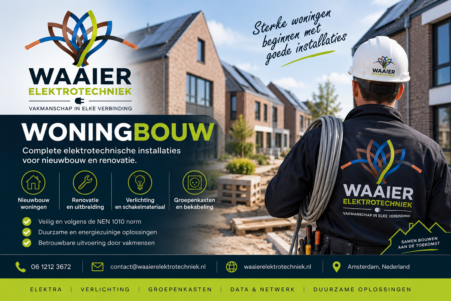 Woningbouw en Waaier Elektrotechniek